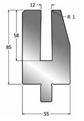 Матрица для плющения STMB H85 V12 R1