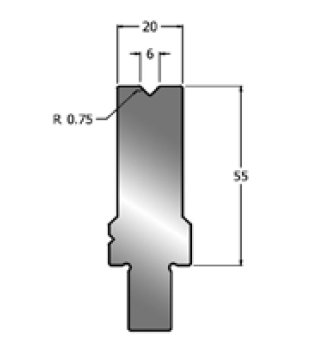 Матрица STMB 85 H55 V6 W20 R0.75