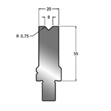 Матрица STMB 85 H55 V8 W20 R0.75