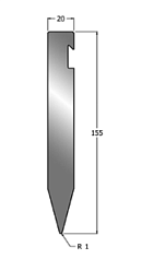 Пуансон STPB P6R 30 R1