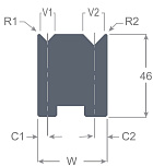 С двумя ручьями  STM 88 Арт.507