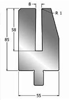 Матрица для плющения STMB H85 V8 R1