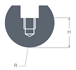 Вставка  STP 4009 R12.5